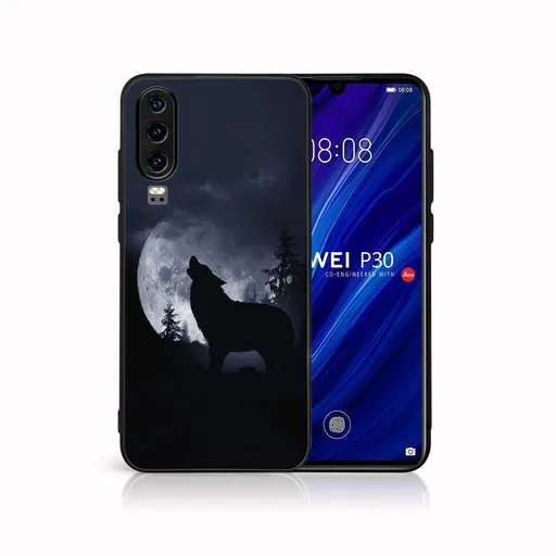 MY ART Ochranný obal pre Huawei P30 WOLF (247)