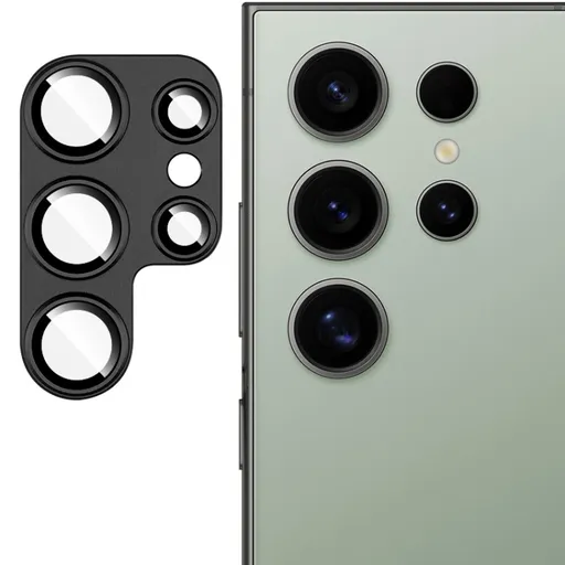 IMAK METAL PREMIUM COVER Ochrana fotoaparátu Samsung Galaxy S24 Ultra 5G BLACK
