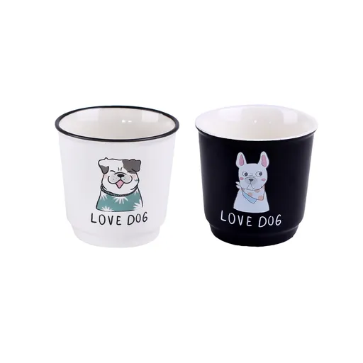 Keramický hrnček TORO 90ml 6ks psík