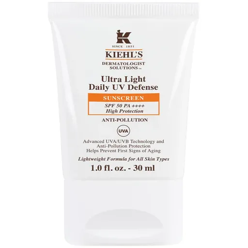 Kiehl's Ultra Light Daily UV Defense ultraľahký ochranný fluid pre všetky typy pleti vrátane citlivej SPF 50+ 30 ml