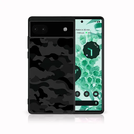 MY ART Ochranný kryt pre Google Pixel 6a BLACK CAMO (234)