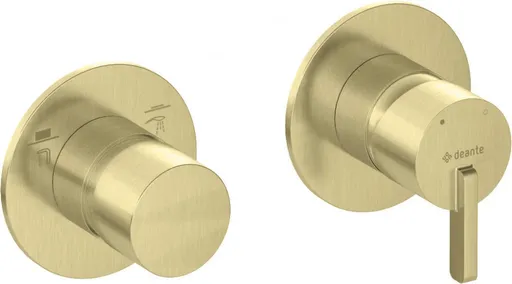 DEANTE - Silia kartáčovaná zlatá Sprchová batéria, so sprchovacím prepínačom BQS_R46P
