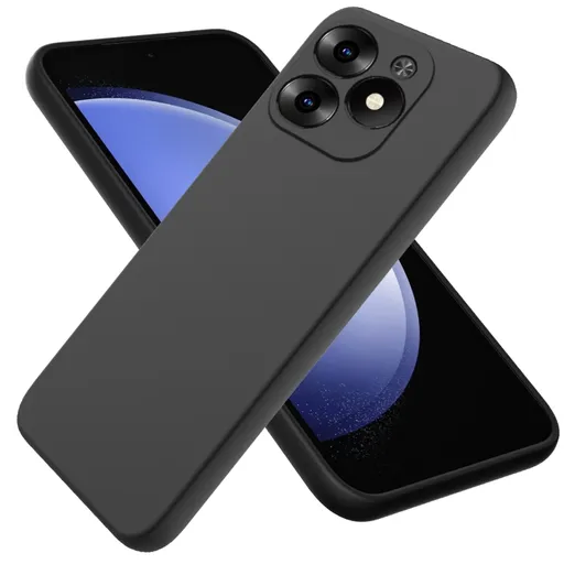 RUBBER Ochranný kryt pre Infinix Hot 40i čierny