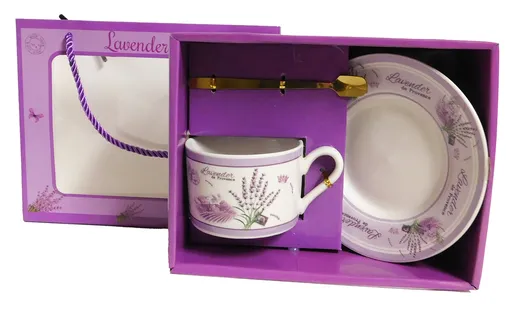 MAKRO - Hrnček levanduľa sada darčekové balenie