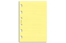 Filofax papier linajkový žltý, 20 listov - vreckový