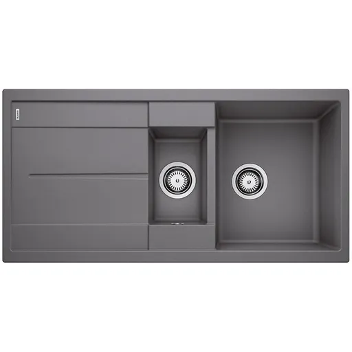 Blanco Metra 6 S s excentrom sivá skala