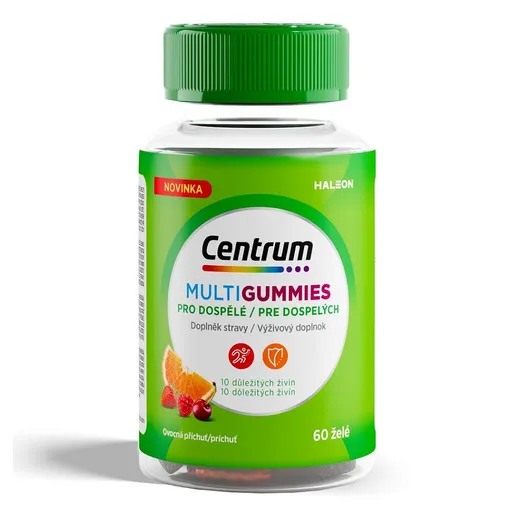 CENTRUM MultiGummies pre dospelých želé 60 kusov