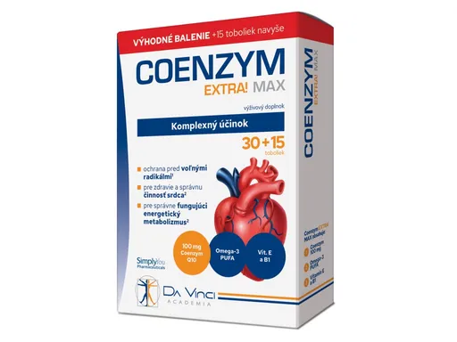 Coenzym EXTRAMax 100 mg DVA tabliet 30+15