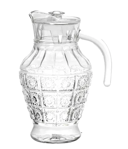 MAKRO - Džbán sklenený 1,6L a plastový vrchnák, 9x24x18cm