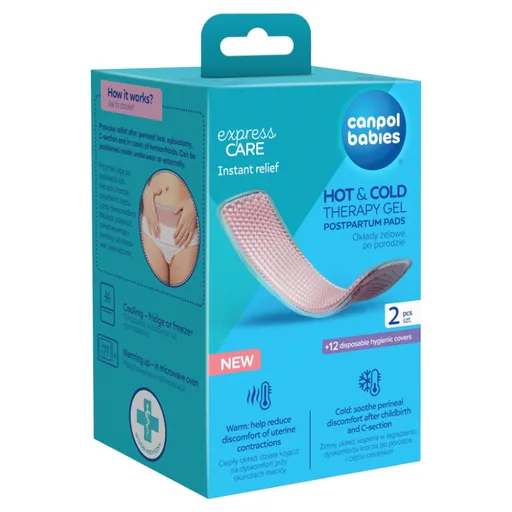 CANPOL BABIES Hot&Cold popôrodné gélové vložky 2 kusy