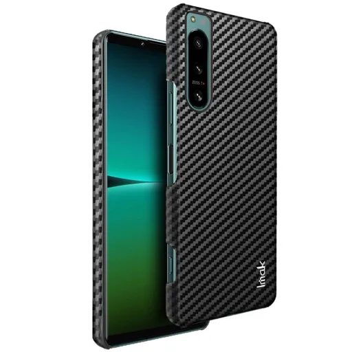 IMAK CARBON Ochranný obal pre Sony Xperia 5 IV čierny