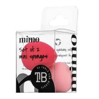 MIMO Set of 2 Mini Sponges hubka na make-up - set Pink