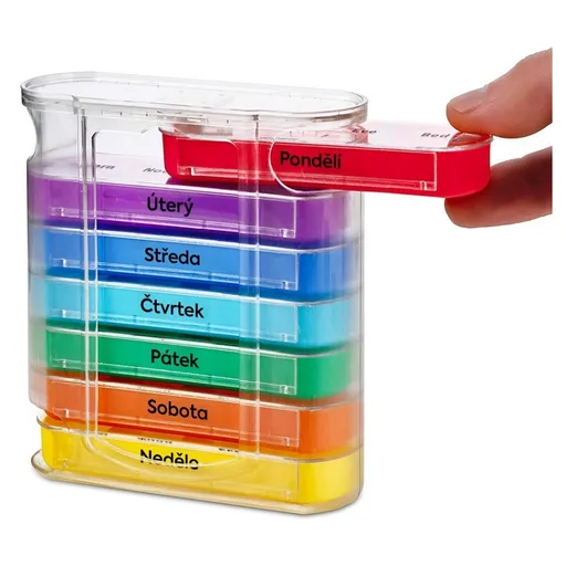 SIMPLYMED Dávkovač liekov týždenný 28003 vertical