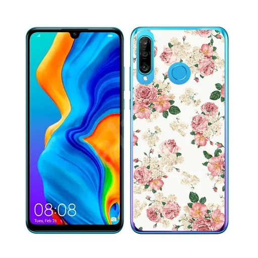 PROTEMIO MY ART Ochranný obal Huawei P30 Lite PINK ROSES (016)