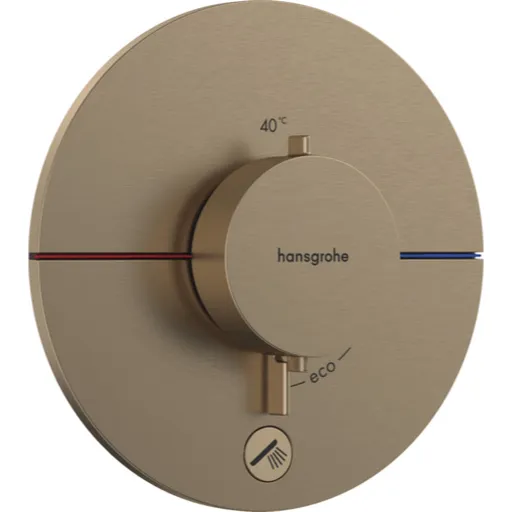 Hansgrohe ShowerSelect Comfort S sprchová batéria bez podomietkového telesa kartáčovaný bronz 15562140