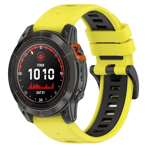 SPORTY Univerzálny remienok pre Garmin Fenix 7 Pro / 7 Pro Solar / 7 Pro Sapphire žltý