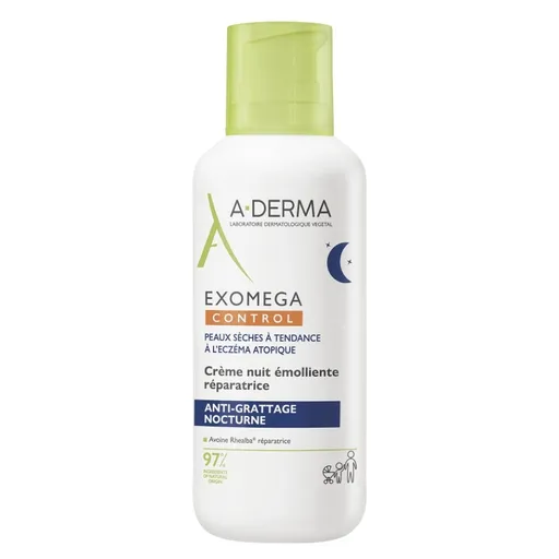 A-DERMA Exomega Control Emolienčný nočný krém 400 ml