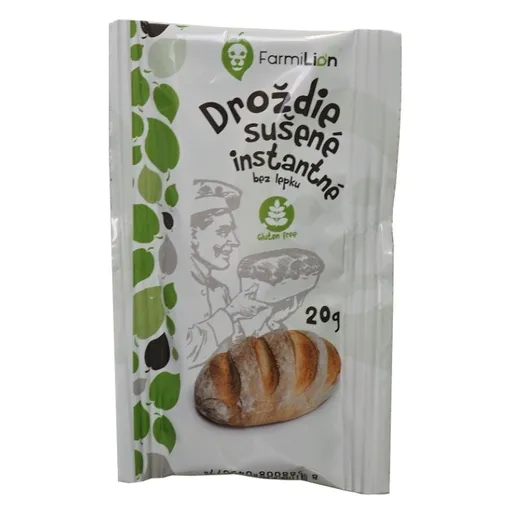 FARMILION Droždie sušené instantné BEZ LEPKU 20 g