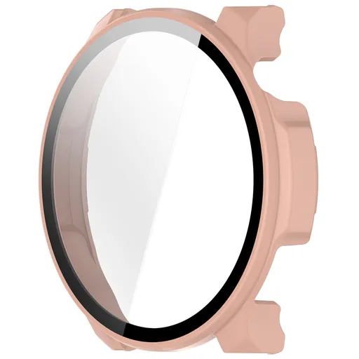 PC FULL COVER Plastový kryt so sklom pre Xiaomi Amazfit Balance 2 ružový