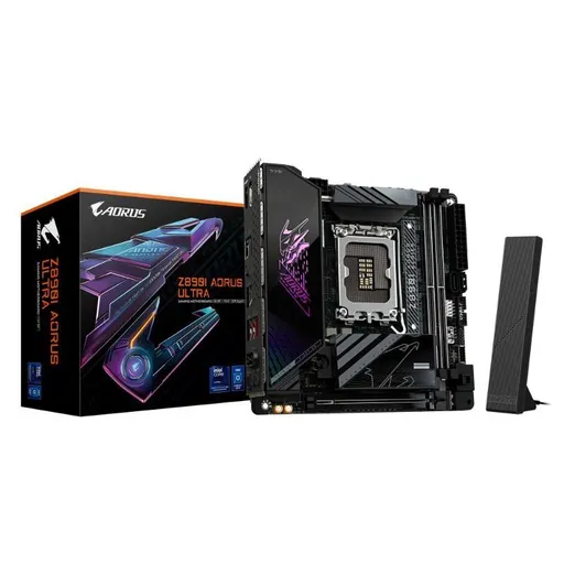 GIGABYTE MB Sc LGA1851 Z890A AORUS ULTRA, Intel Z890, 4xDDR5, 1xDP, 1xHDMI, 1xThunderbolt, WiFi, mITX