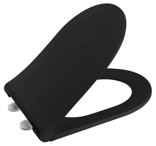 SAPHO - WC sedátko, SLIM, Soft Close, čierna mat 100787-110