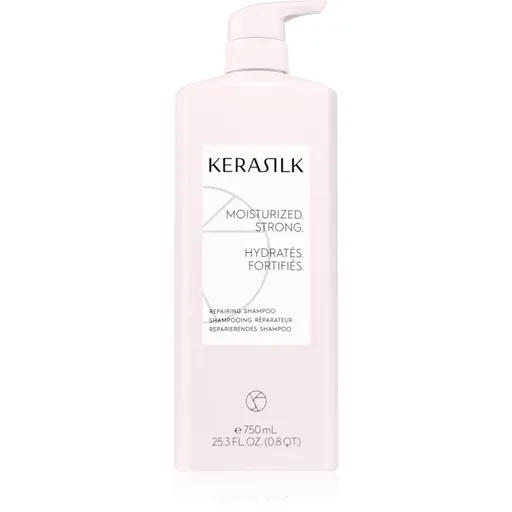 KERASILK Essentials Repairing Shampoo čistiaci a vyživujúci šampón pre suché a poškodené vlasy 750 ml