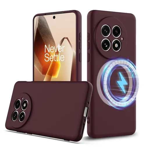 RUBBER MAGSAFE Silikónový kryt pre OnePlus 13 5G PLUM