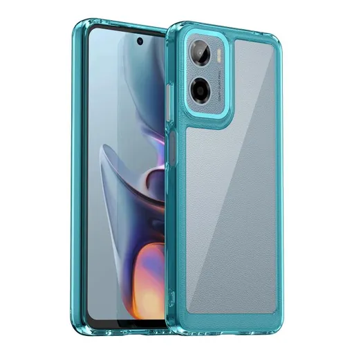 CRYSTAL Ochranný kryt pre Motorola Moto G05 / Moto E15 tyrkysový