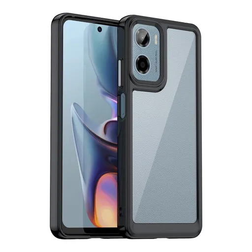 CRYSTAL Ochranný kryt pre Motorola Moto G05 / Moto E15 čierny