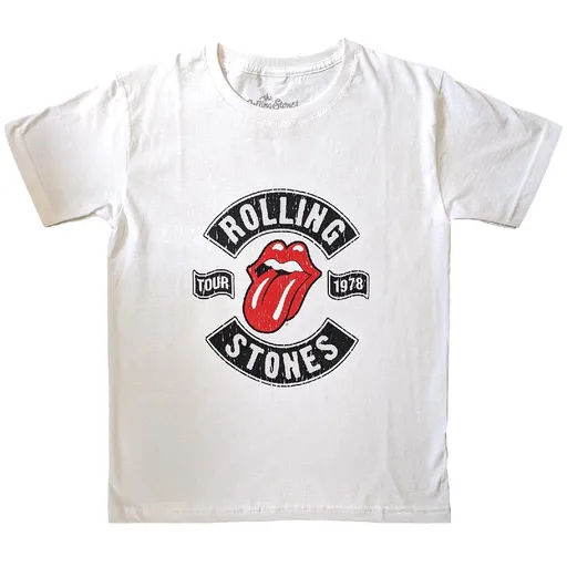 The Rolling Stones tričko US Tour 1978 Biela 5 – 6 rokov