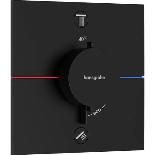 Hansgrohe ShowerSelect Comfort E sprchová a vaňová batéria bez podomietkového telesa matná čierna 15572670