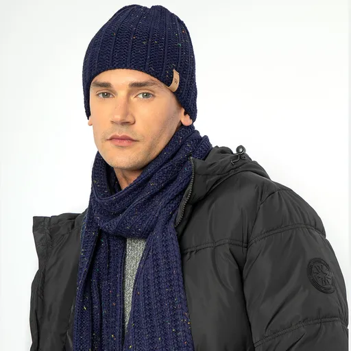Pánska čiapka a šál Wittchen 99-SF-003-7