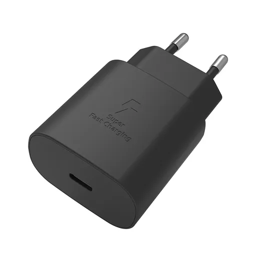 WG - Sieťová nabíjačka 1x USB-C, PD PPS 25W, čierna