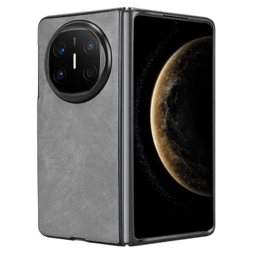 LEATHER Ochranný kryt pre Huawei Mate X6 šedý