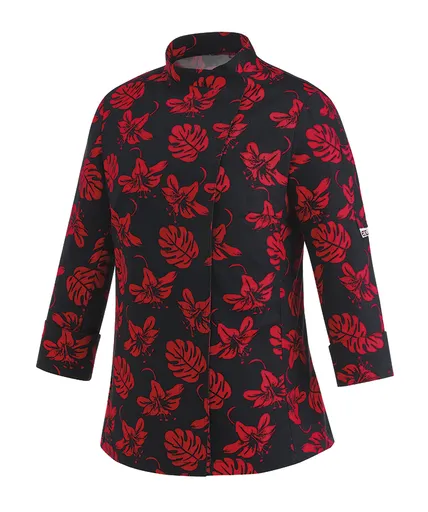 EGOCHEF Dámsky kuchársky rondon EGOchef Ibištek - dlhý rukáv XXL