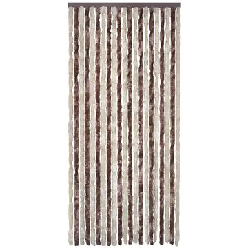 Záves proti hmyzu, béžový a svetlohnedý, 100 x 220 cm Chenille (240572)
