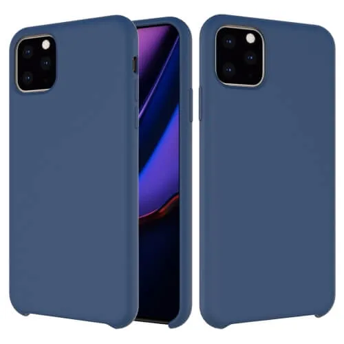 RUBBER Gumený kryt Apple iPhone 11 Pro tmavomodrý