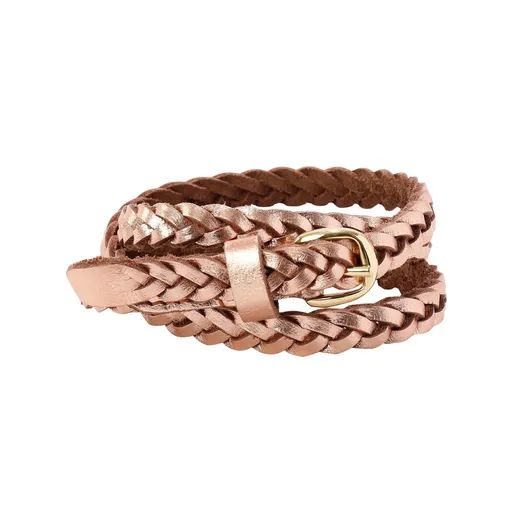 Splietaný kožený opasok