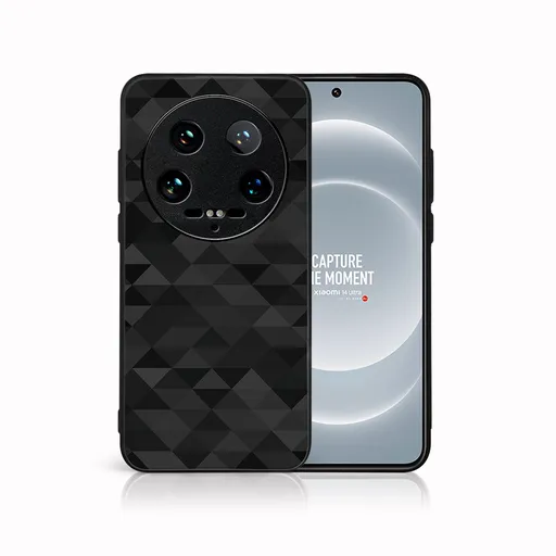 MY ART Ochranný kryt pre Xiaomi 14 Ultra BLACK TRIANGLES (232)