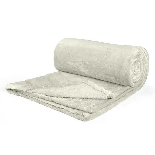 Polášek Deka MIKROFLANEL - Smotanová | 200 x 230 cm