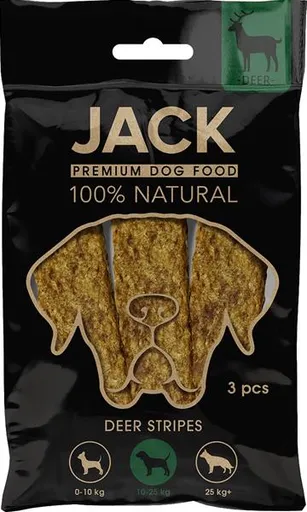 Maškrta pre psy Jack jelenie mäso 3ks