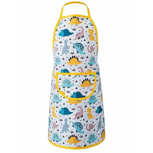 Polášek Detská bavlnená zástera s motívom - Dinosaurus