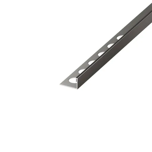 Lišta ukončovacia "L" Eviso nerez kartáčovaný, nerez dĺžka 270 cm, výška hrany 10,5 mm, FILGU0202
