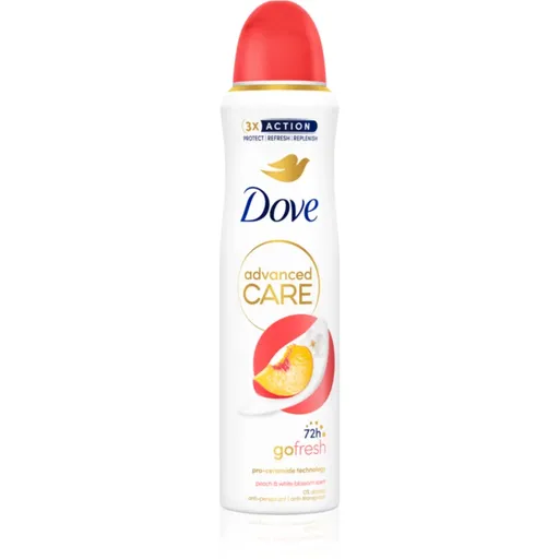 Dove Advanced Care Go Fresh Peach & White Blossom deodorant sprej 150 ml