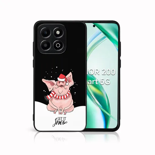 MY ART Kryt s vianočným dizajnom Honor 200 Smart 5G LET IT SNOW (075)