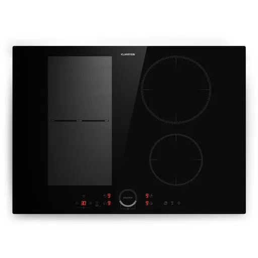 Klarstein Delicatessa 70 Hybrid, vstavaná indukčná varná doska, 4 zóny, 7000 W, sklokeramika