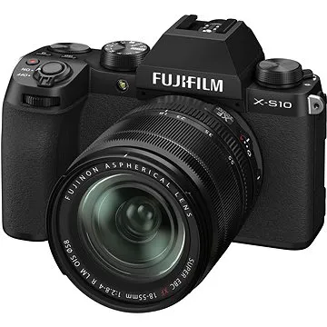 Fujifilm X-S10 + 18–55 mm čierny (16674308) + ZDARMA Set Fujifilm