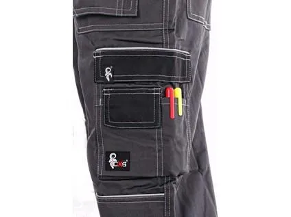 Nohavice do pása CXS ORION TEODOR, pánske, šedo-čierne, veľ. 68