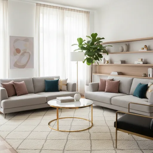 Signal Konferenčný stolík SABINE Farba: Biela