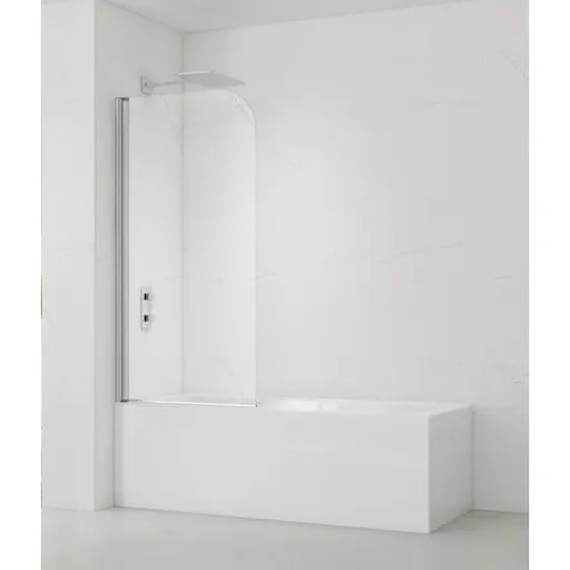 Vanová zástěna SAT 150x75 cm chrom SATVZUNIKCRT75